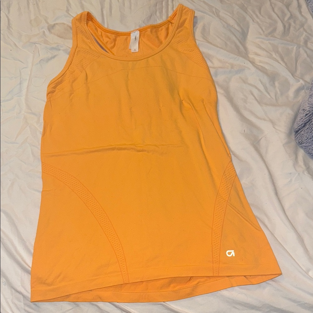 GAP Orange Active Tank Top